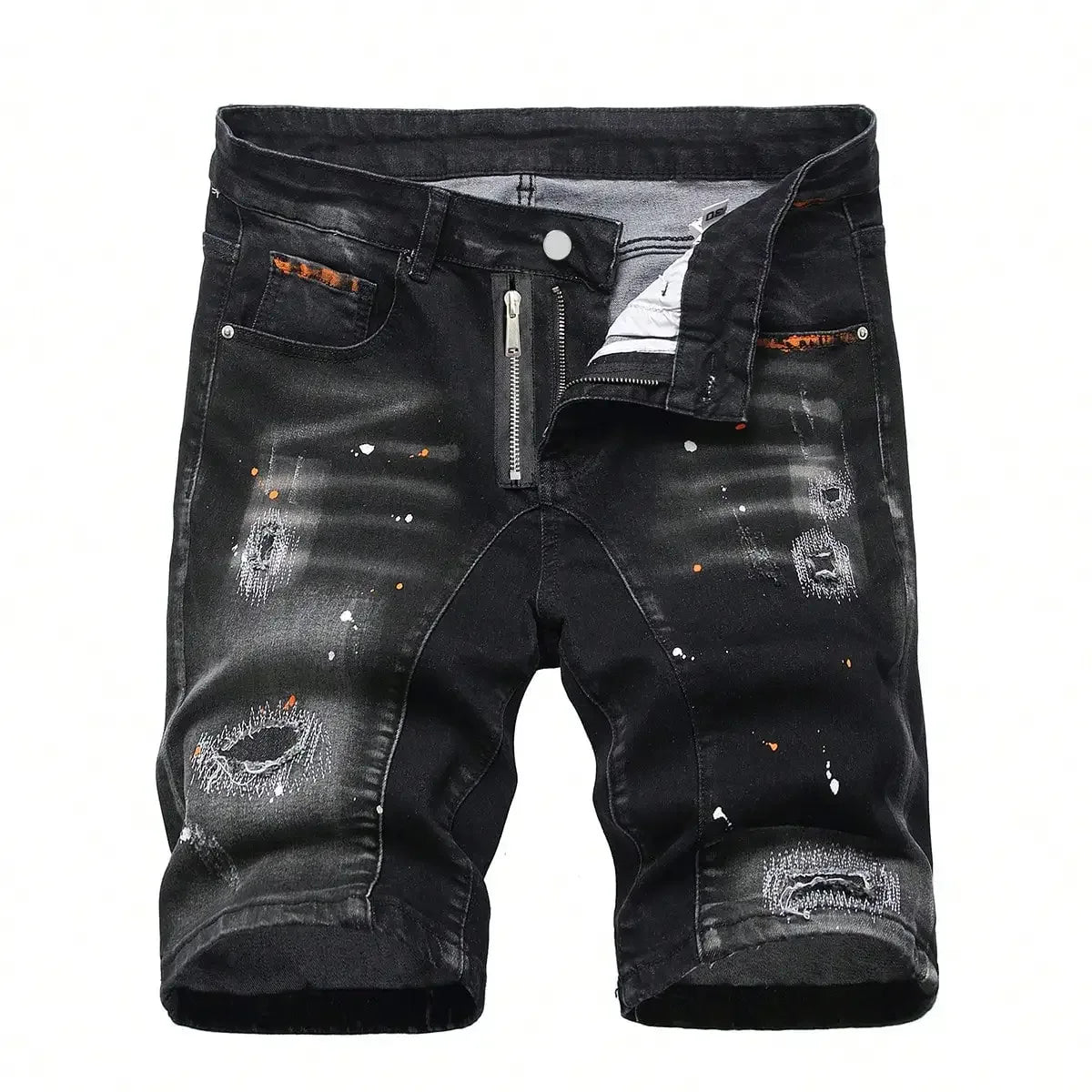 Men's Ripped Jean Shorts - ShopHub