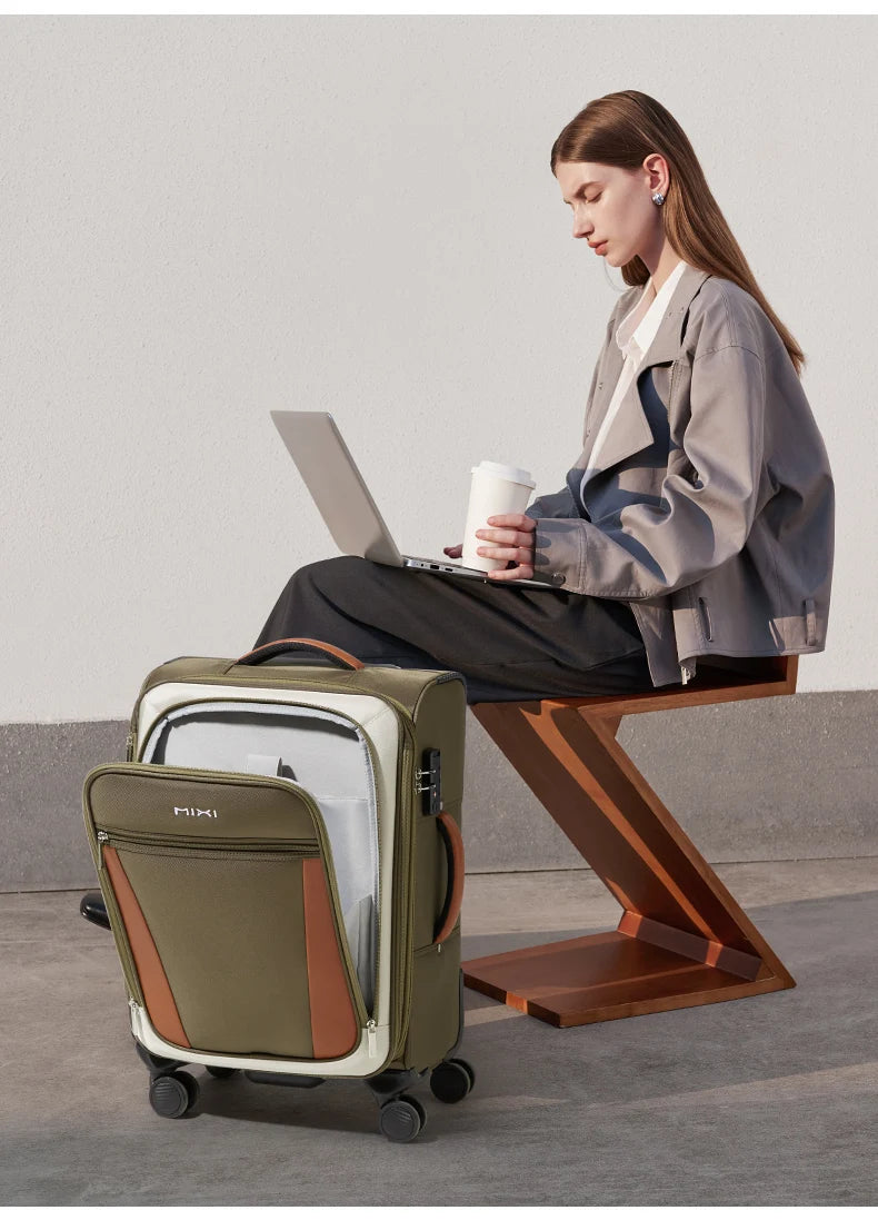 Mixi Compact 20-inch Carry-on Suitcase
