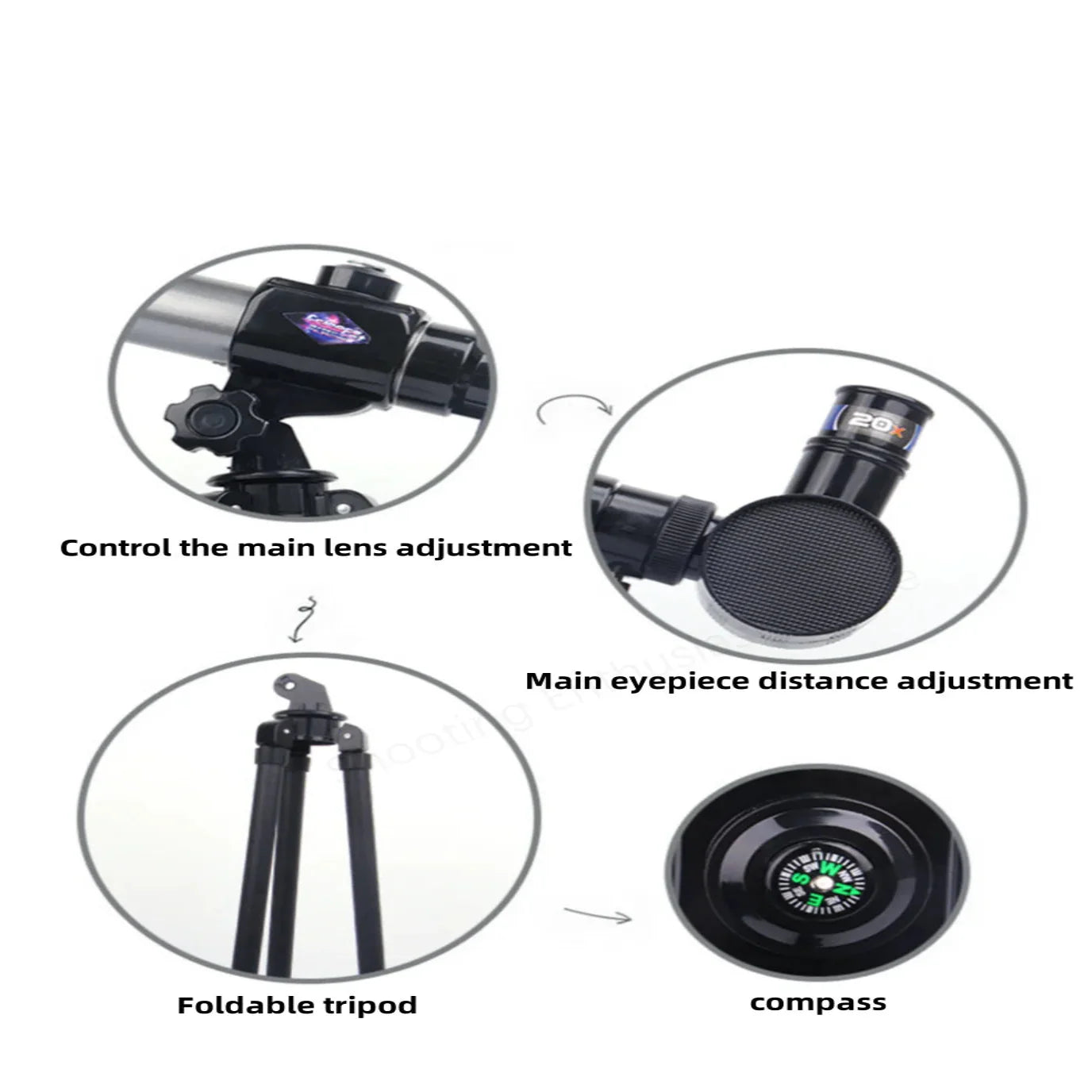 HD High-Magnification Telescope Habicare