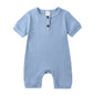 Kids Tales Little Everyday Ribbed Cotton-Blend Baby Romper