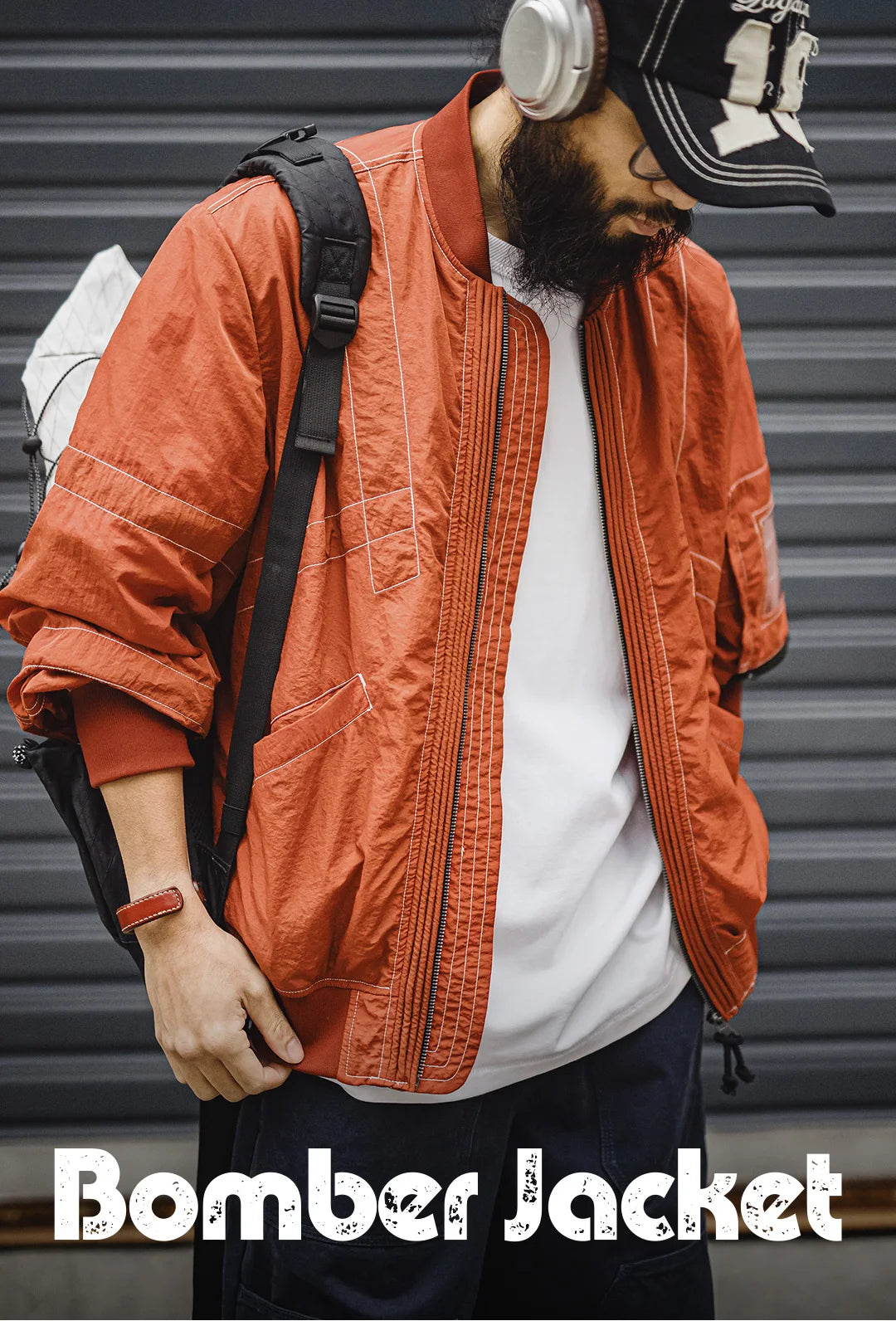 Maden Men‘s Vintage MA-1 Bomber Jacket