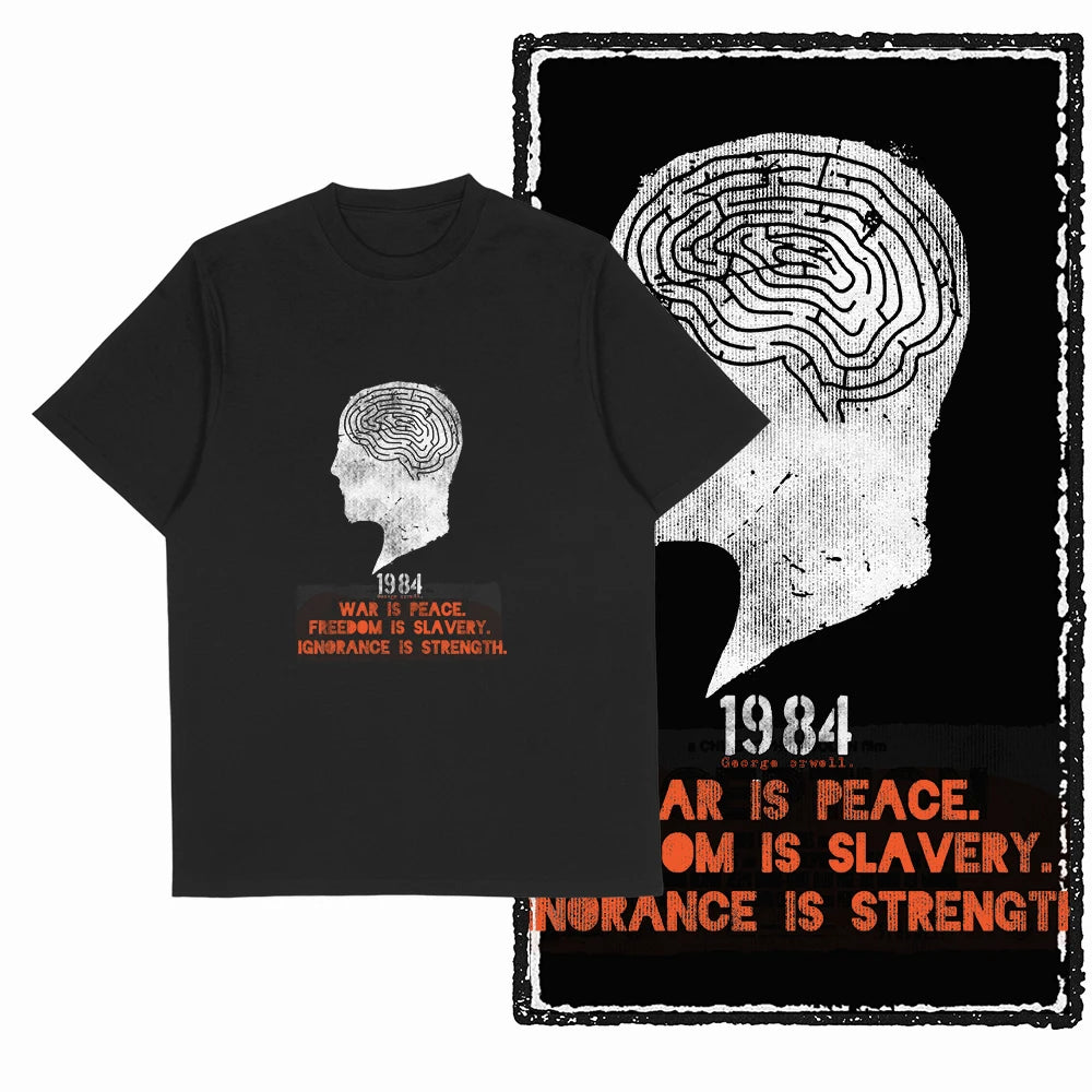 COOLMIND X0009 Anti-War Graphic Cotton Tee