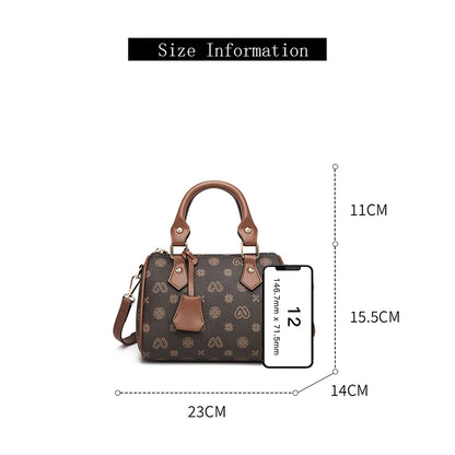 FOXER PVC Women's Vintage Boston Handbag
