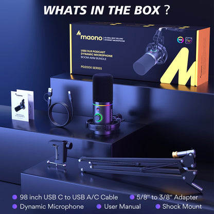 MAONO PD200XS USB/XLR Dynamic Microphone