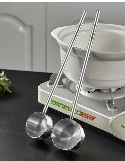 304 Stainless Steel Sauce Spoons with Long Handle