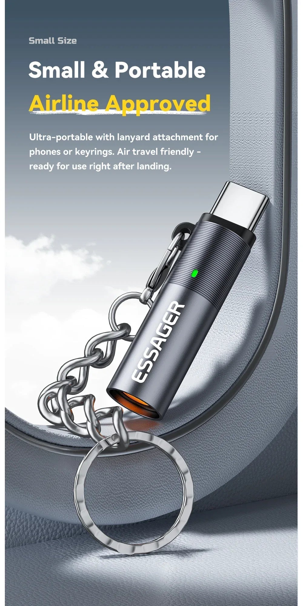 Essager Type-C Mini Cigarette Lighter - ShopHub