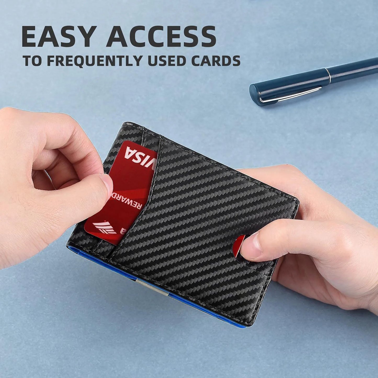 Rfid Microfier Leather Men's Luxury Wallets