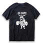 COOLMIND Aa41-P150T Pug Life Graphic Cotton Tee