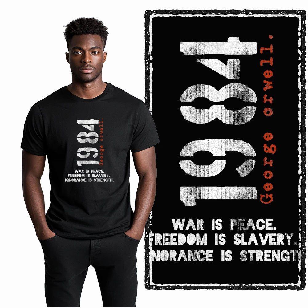 COOLMIND X0014 1984 Vintage Graphic Cotton Tee