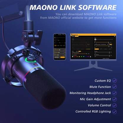 MAONO PD200XS USB/XLR Dynamic Microphone
