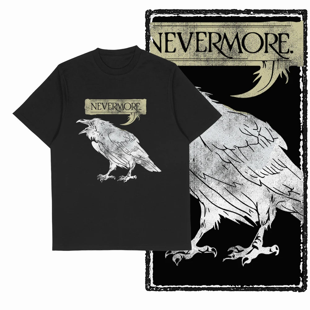 COOLMIND X0062 Dark Winged Truth Graphic Tee