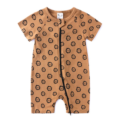 Kids Tales Sunshine Stories Cotton-Blend Printed Romper