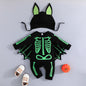 Kids Tales Batty Boo Cotton-Blend Halloween Baby Romper