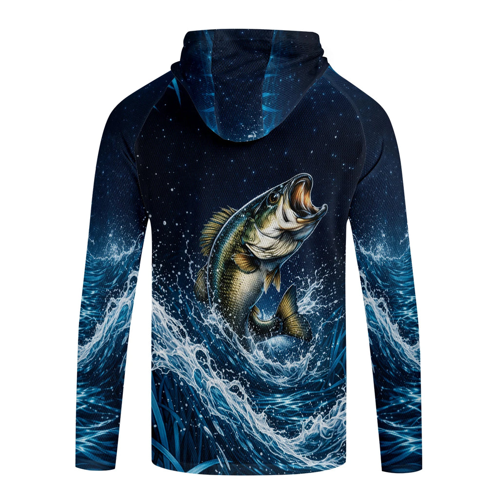 Men’s Long Sleeve Fishing Hoodie ShopHub