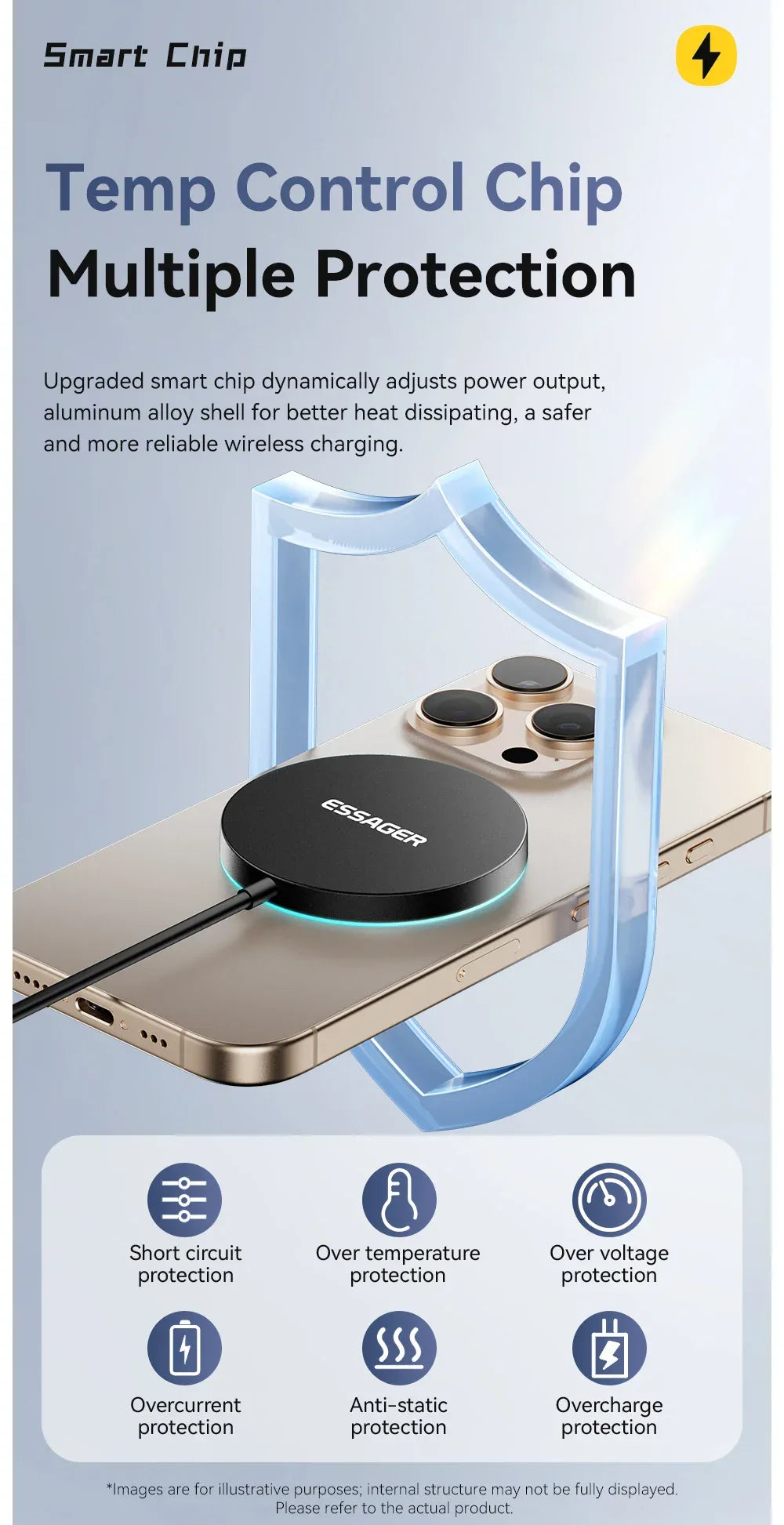 Essager 15W Magnetic Wireless Charger - ShopHub