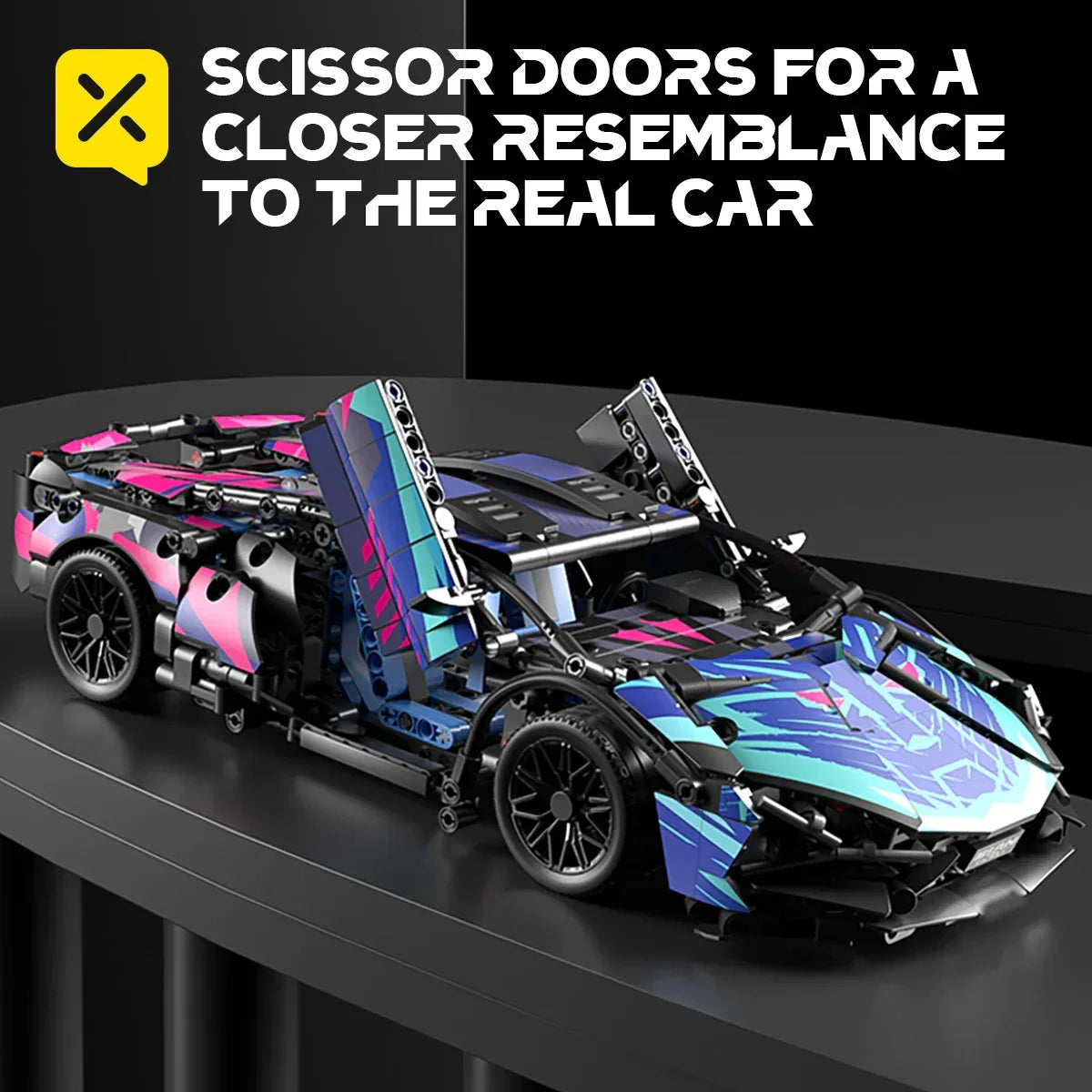 TOYLINX 1:14 Technical Building Blocks Racing Car Model - ShopHub