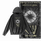 G12 Acid-Washed Black Streetwear Graphic Hoodie