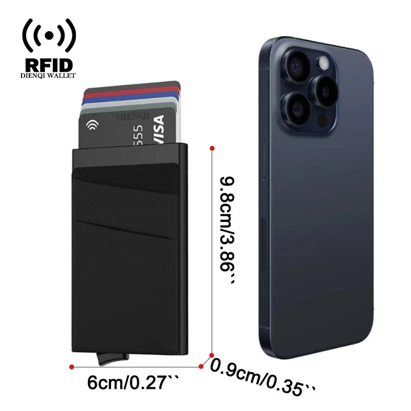 DIENQI DT-XKT Slim Aluminium Card Holder