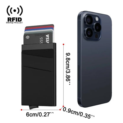 DIENQI DT-XKT Slim Aluminium Card Holder