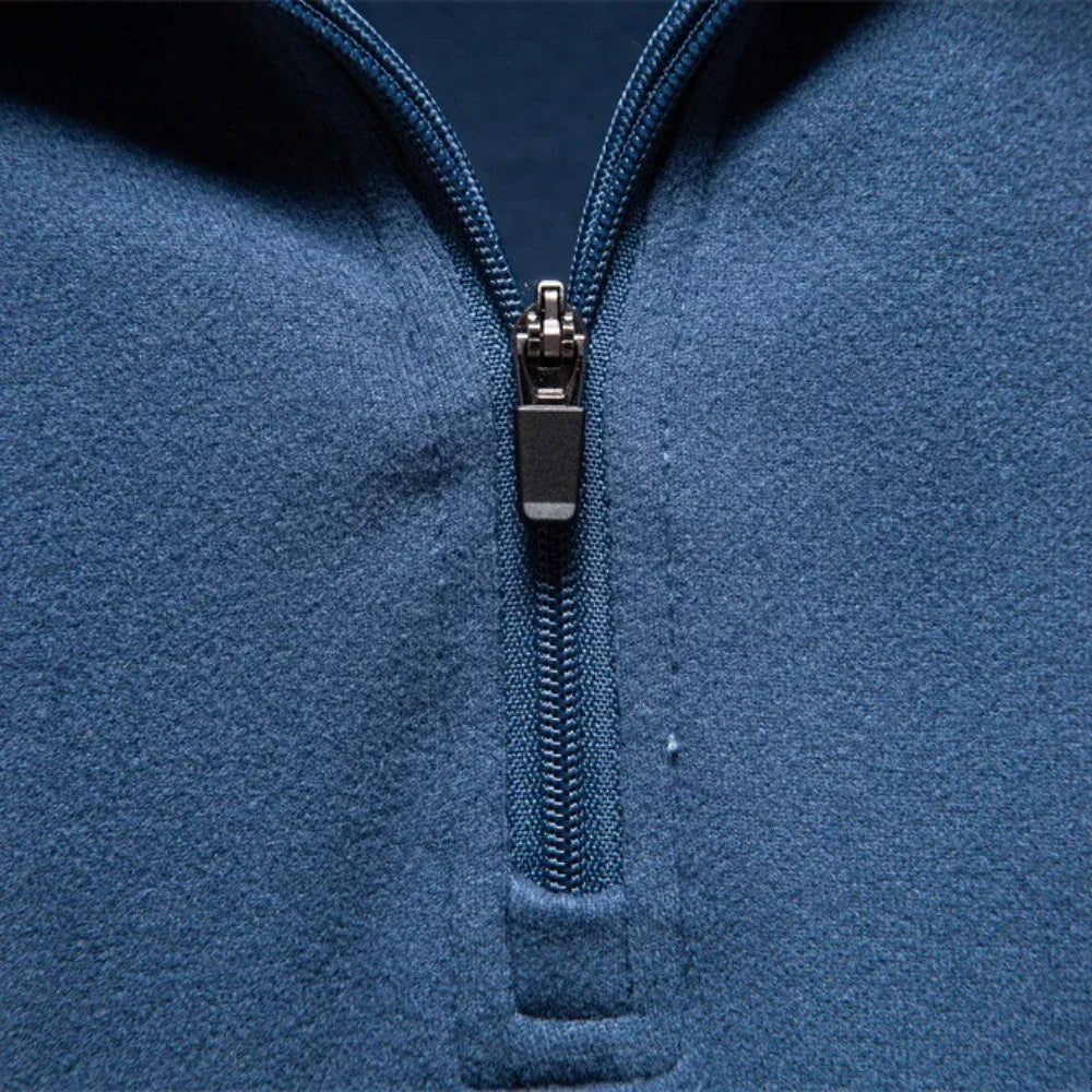 AIOPESON Solid Colour Zipper Sweatshirts - ShopHub