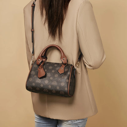 FOXER PVC Women's Vintage Boston Handbag