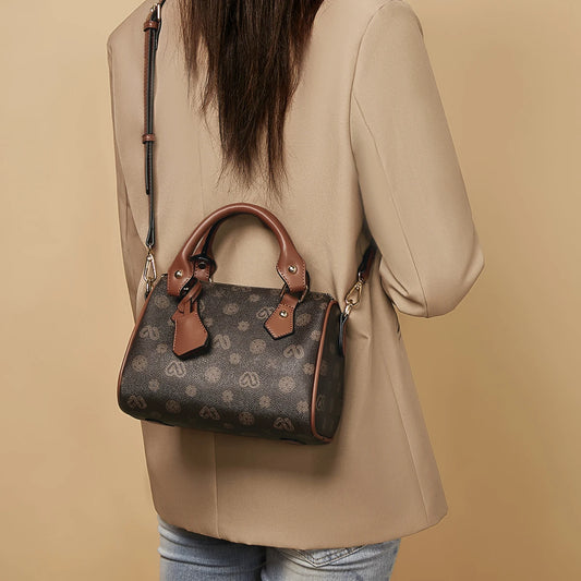 FOXER PVC Women's Vintage Boston Handbag