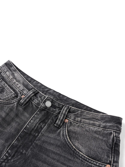 SIMWOOD High Standard 2026 Autumn New 13.5oz Loose Relax Washed Jeans Men Patched Denim Vintage Distressed Streetwear Pants