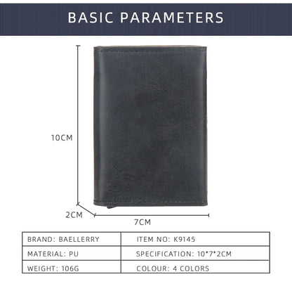 Pop Up Credit Card Holder Wallets