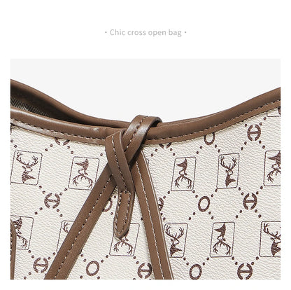 FOXER Women Tote Shoulder Bag Fashion Signature Lady Handbag Purse Chrismas Gift