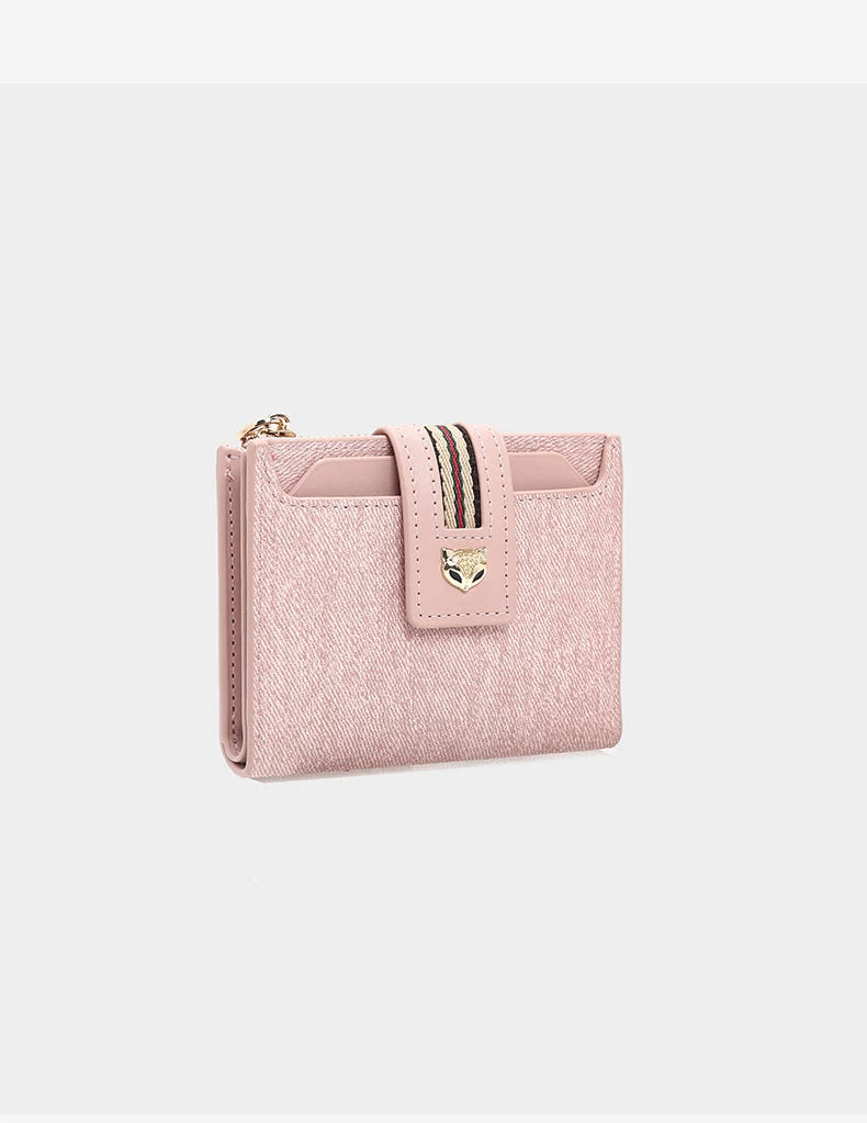 FOXER Synthetic Leather Short Wallet for Women