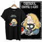 COOLMIND Black Cat Graphic T-Shirt | Women's 50-Design