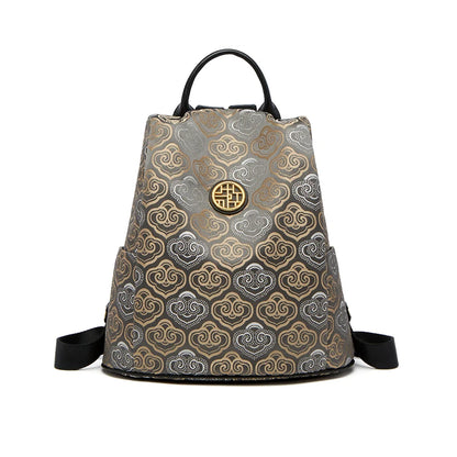 Limited New ZOOLER Handmade Cow Leather Backpack Women Fashion Bag Luxury Large Capacity Backpack Chinese Style #SC2050