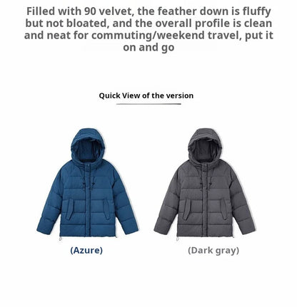 Maden Casual Men's 90% White Duck Down Jacket