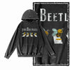 Hive Mind Bees Graphic Acid-Washed Black Hoodie