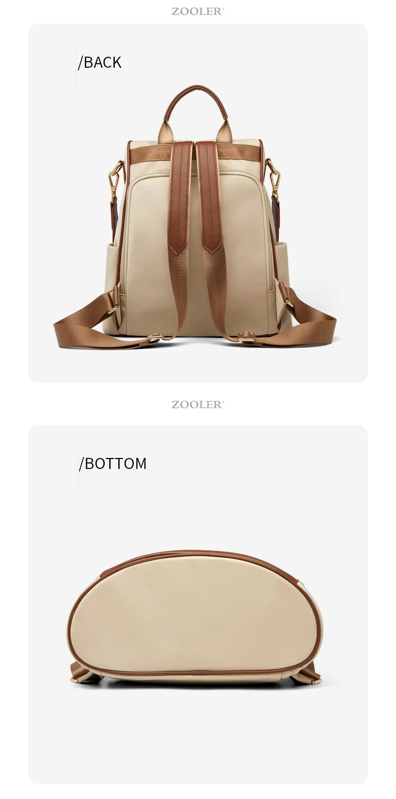 ZOOLER Woman's Large Capacity Backpack