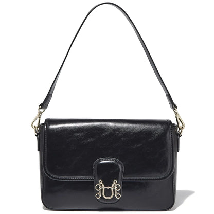 FOXER Split Cowhide Leather Crossbody Bag