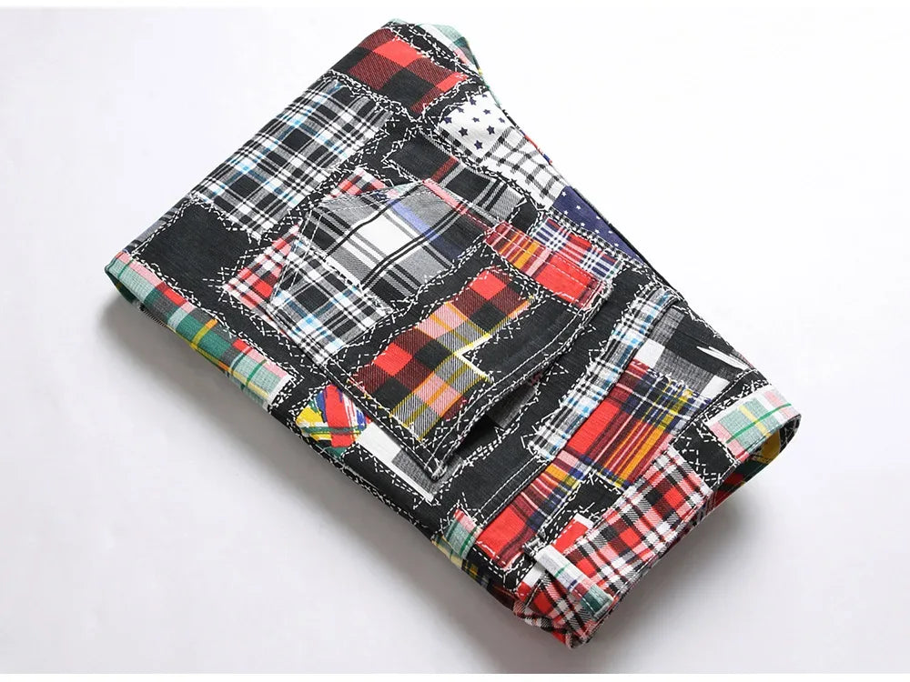 Men's Digital Print Jeans - ShopHub