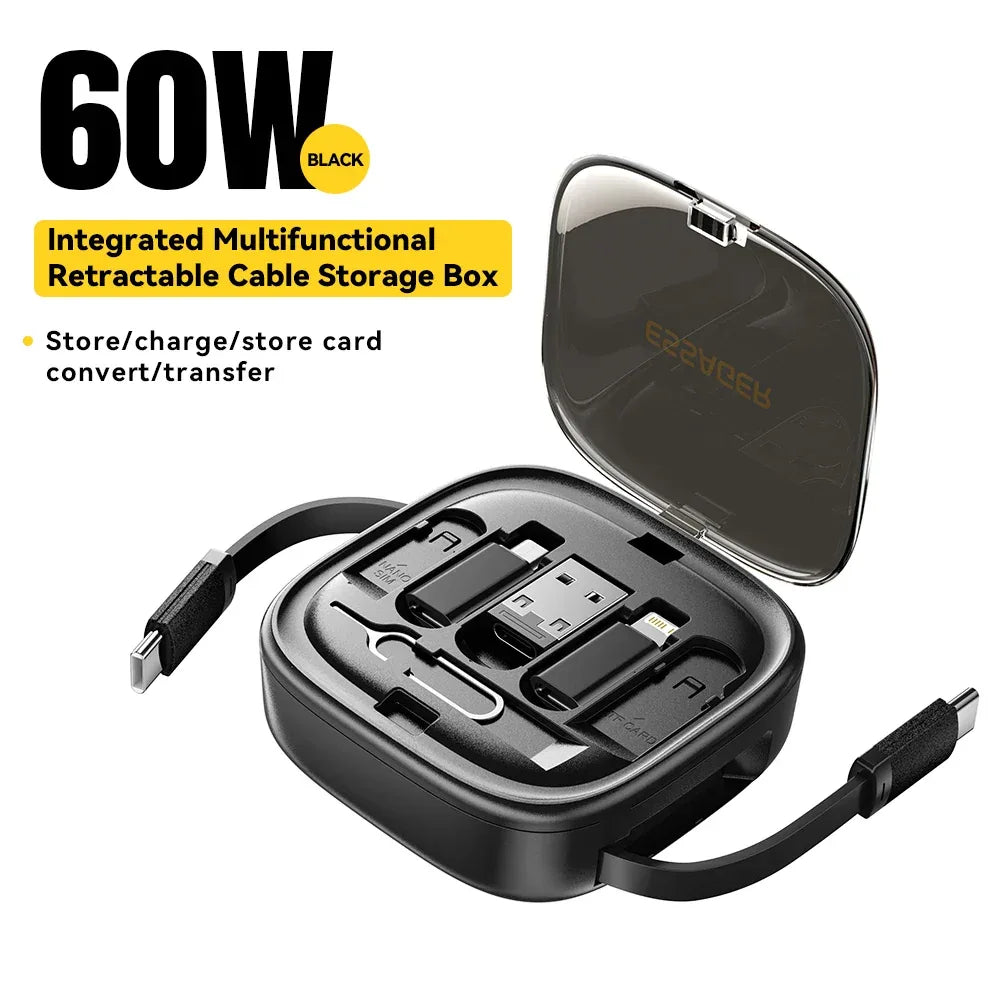 Essager PD 60W Multifunctional USB Type C Data Cable Set - ShopHub