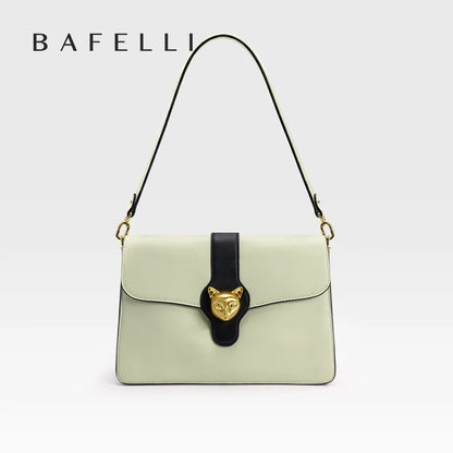 BAFELLI Full-Leather Square Shoulder Bag