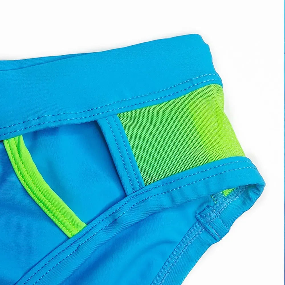 UXH Men's Zipper Swim Briefs - ShopHub