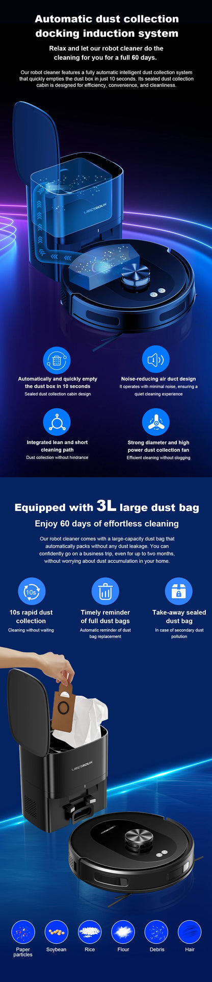 2026 Liectroux T9 Robot Vacuum Cleaner