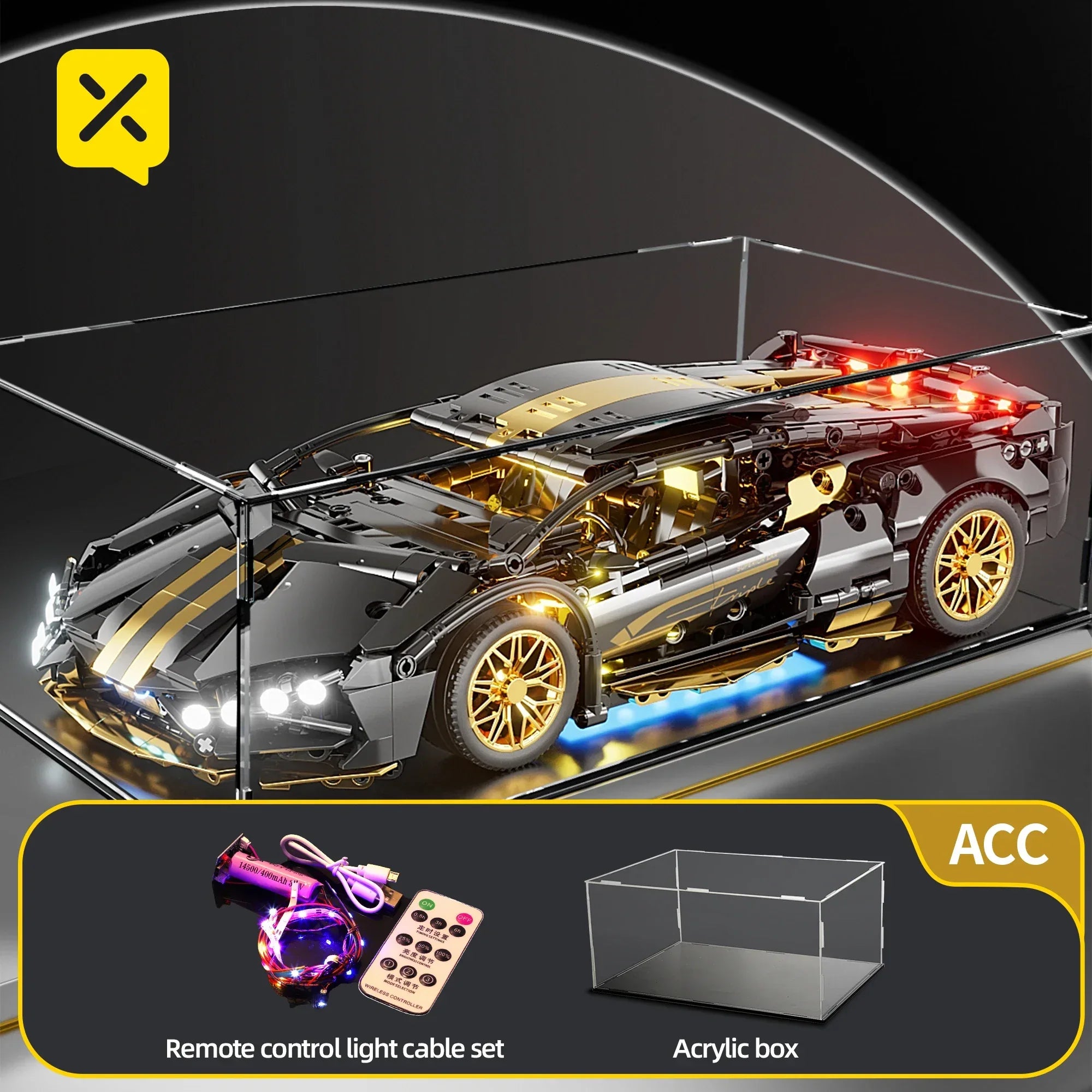 TOYLINX 1:14 Supercar Building Blocks Toy - ShopHub