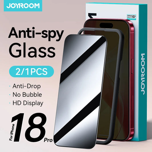 Joyroom Anti-Spy Glass Privacy Screen Protectors For iPhone 18 & 17