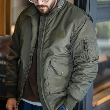 MADEN Padded Bomber Jacket | Army Green or Black
