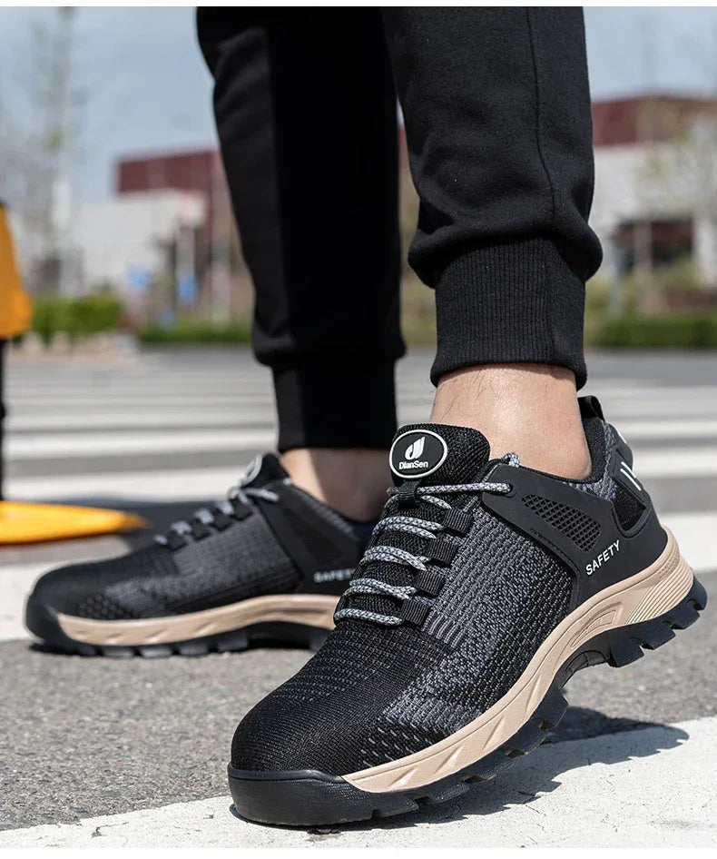 Unisex Indestructible Non-Slip Work Shoes With Steel Toes - ShopHub