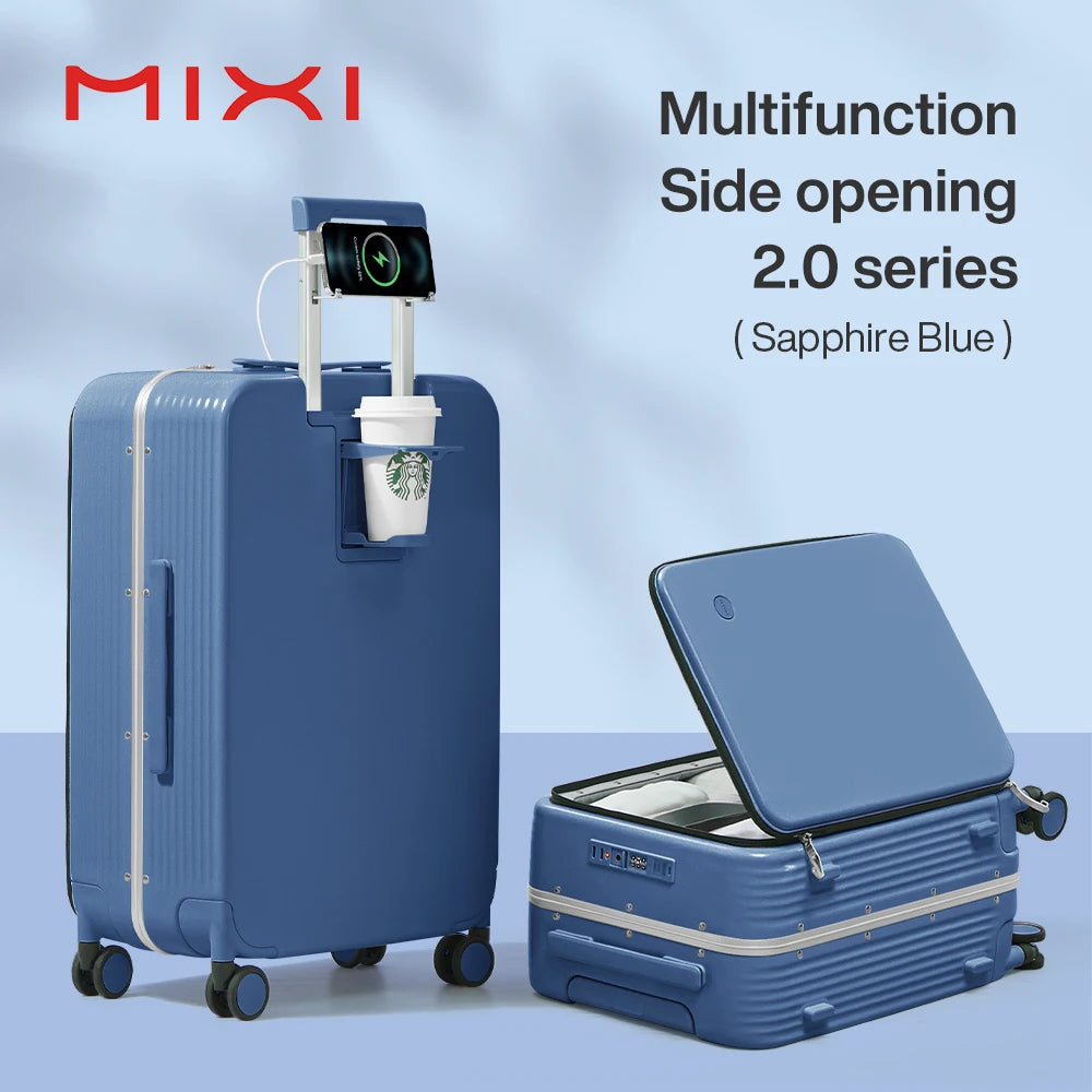 Mixi Aluminum Frame Rolling Luggage