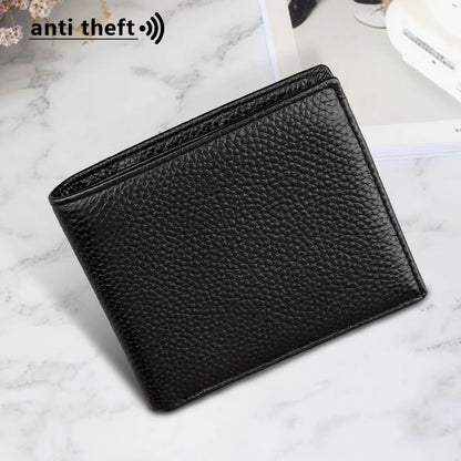 Rfid Men's Genuine Leather Wallet