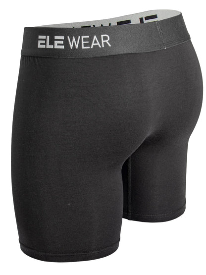 3pcs Bamboo Men's Sports Underwear Long Boxer Briefs