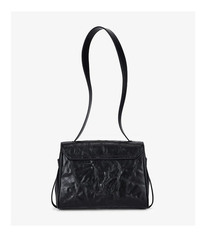 FOXER Vintage Wrinkle Genuine Leather Tote Bag