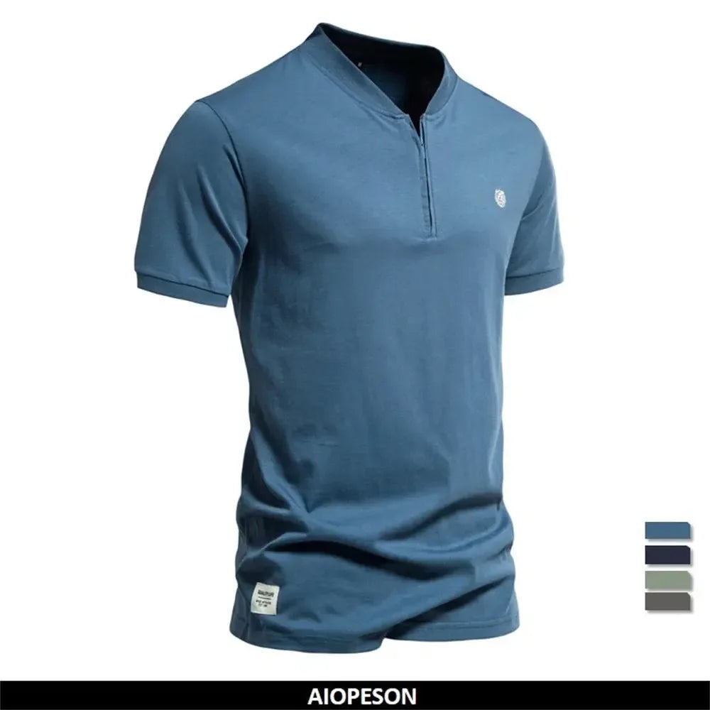 AIOPESON 100% Cotton Men's T-Shirts - ShopHub